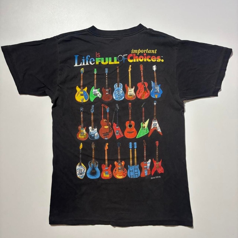 Vintage GI Apparel Life Is Full of Choices Guitar Graphic T-Shirt